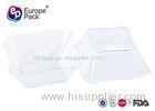 Polystyrene Disposable Plastic Dishes Clear Plastic Dessert Containers