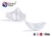 BPA Free Disposable Clear Plastic Bowls Dessert Triangle Container