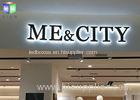 Shopping Mall LED Backlit Sign Box LED Channel Letter Signs Display 4 CM Thick