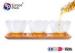 Disposable Plastic Dessert Cup Mini 70Ml Flower Shape 2.5Oz
