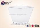 Disposable Plastic Dessert Cup 2Oz Square For Party And Wedding