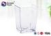 Pantone Color Plastic Square Cups 110Ml Food Grade Plastic Dessert Cup