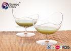 Special Shape 50ml Food Disposable Plastic Dishes PS Environmental Friendly