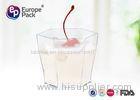 Disposable Clear Plastic Dessert Containers 60Ml Tasting Six Container