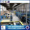 45# Steel Shaft Continuous PU Sandwich Panel Production Line With PU Foaming Machine