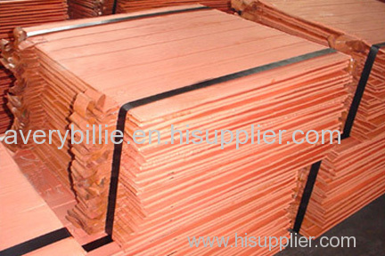High grade 99.99% Copper Cathodes with factory price
