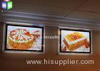 Custom Menu Slim Crystal LED Light BoxBacklit Acrylic Sheet Wall Mounting