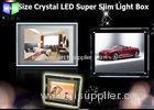 Crystal LED Backlit Display Frame LED Panel Light Box For Hotel Decorative