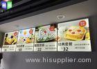 Aluminum Indoor LED Menu Light Box / Lightbox Menu Board Energy Saving