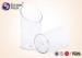 Plastic Polystyrene Round Disposable Dessert Shot Glasses 70ml For Cake