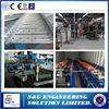 Auto Galvanized Steel Cable Tray Roll Forming Machine PLC System With Touch Screen