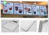 Extrusion Metal Snap Frame LED Light Box Edge Lit Acrylic Sheet For Menu