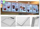 Extrusion Metal Snap Frame LED Light Box Edge Lit Acrylic Sheet For Menu