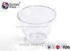 Recyclable Washable Round Plastic Containers For Desserts Environmental Friendly