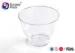 Recyclable Washable Round Plastic Containers For Desserts Environmental Friendly