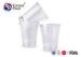 Round Shape Dessert Disposable Clear Plastic Cups 35G 300ml 10Oz