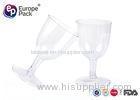 Custom Plastic Champagne Glasses Disposable Ps Material Diifferent Color