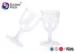Custom Plastic Champagne Glasses Disposable Ps Material Diifferent Color