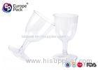 Custom Plastic Champagne Glasses Disposable Ps Material Diifferent Color