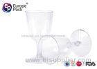 Weeding / Party Plastic Champagne Glasses Clear Colorspecial Design