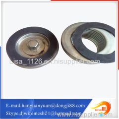 ISO 9001 factory powder coating various specifications cartridge filter spare parts end cap