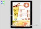 Magnetic Frame LED Light Box Acrylic Sheet For Restaurant Menu Board