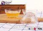 Biodegradable Transparent Disposable Plastic Bowls With Lids FDA Approve