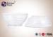 Kitchen 90Ml Clear Disposable Plastic Bowls With Lids Round Shape