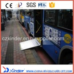 Electric Wheelchair Ramp for Low Floor Bus