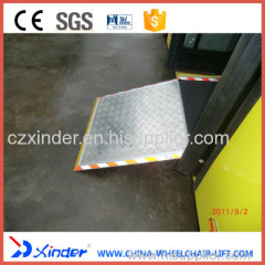 FMWR-1 Fold Manual Wheelchair Ramp For Bus Load 350KG