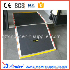 FMWR-1 Fold Manual Wheelchair Ramp For Bus Load 350KG