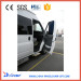 Electric folding step for van