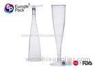Recycle 160Ml Personalized Plastic Champagne Glasses With Special Shape