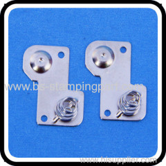 metal stamping AA battery spring contact for PCB