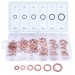 110pcs Copper Flat Ring Washers Gaskets Assortment Kit