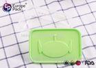 PP Clear Kids Plastic Lunch Boxes Environmentally Friendly Lunch Containers