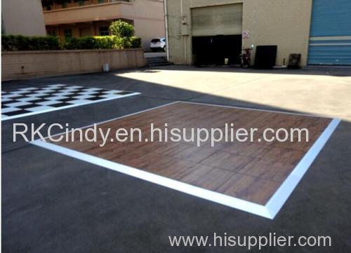 used removable outdoor wedding dance floor