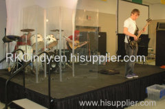 concert event staging cheap wooden portable smart stage for sale with tuv certificate