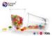 Polystyrene Reusable Plastic Champagne Glasses 10Cm Clear For Juice