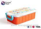 Portable Dustproof Kids Plastic Lunch Boxes Toddler Lunch Containers