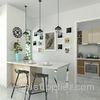 High Pressure Villa Laminate Kitchen Cabinets Moisture Proof Particle Board