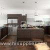 Interior Assembled Wood Veneer Kitchen Cabinets Particle Board Carcass
