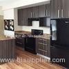 Villa / Hotel Solid Wood Kitchen Cabinets Silestone Benchtop With Kitchen Appliance