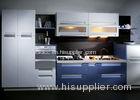 Appartment Thermofoil Stainless Steel Kitchen Cabinets With Solid Surface Slider Basket