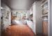 Custom Simple Thermofoil Kitchen Cabinets Aluminum Frame With Frosted Glass Doors