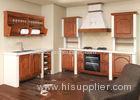 Custom Plywood Carcass Solid Wood Kitchen Cabinets Open Shelving For Dishes