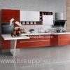Hotel Built In Melamine Kitchen Cabinets With Invisible Handles And Working Table