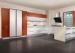 Contemporary Transitional Kitchen Cabinets UV Finish Waterpoof Plywood Board Carcass