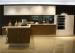 L Shaped Plywood UV Kitchen Cabinet Lacquer Finish Contemporary European Style