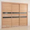 Modern Flat Panel Sliding Closet / Wardrobes Doors For Bedrooms Waterproof